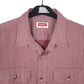 Mens Burgundy Wrangler   Shirt