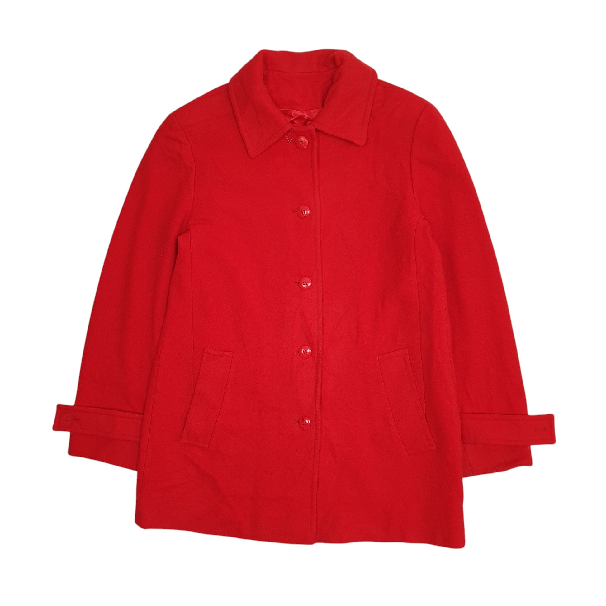 Womens Red Pendleton Vintage 90s Made In USA  Coat