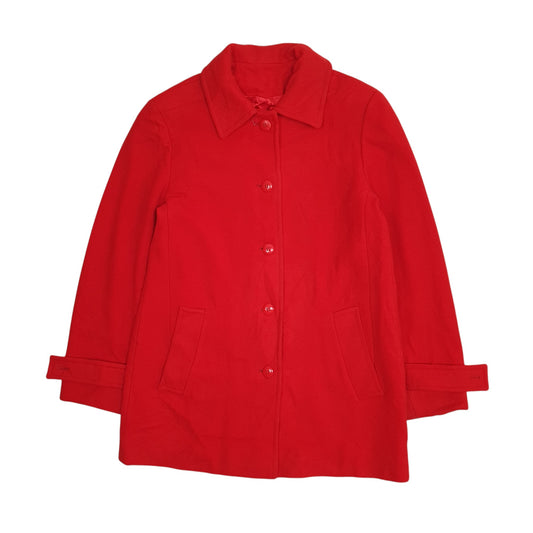 Womens Red Pendleton Vintage 90s Made In USA  Coat