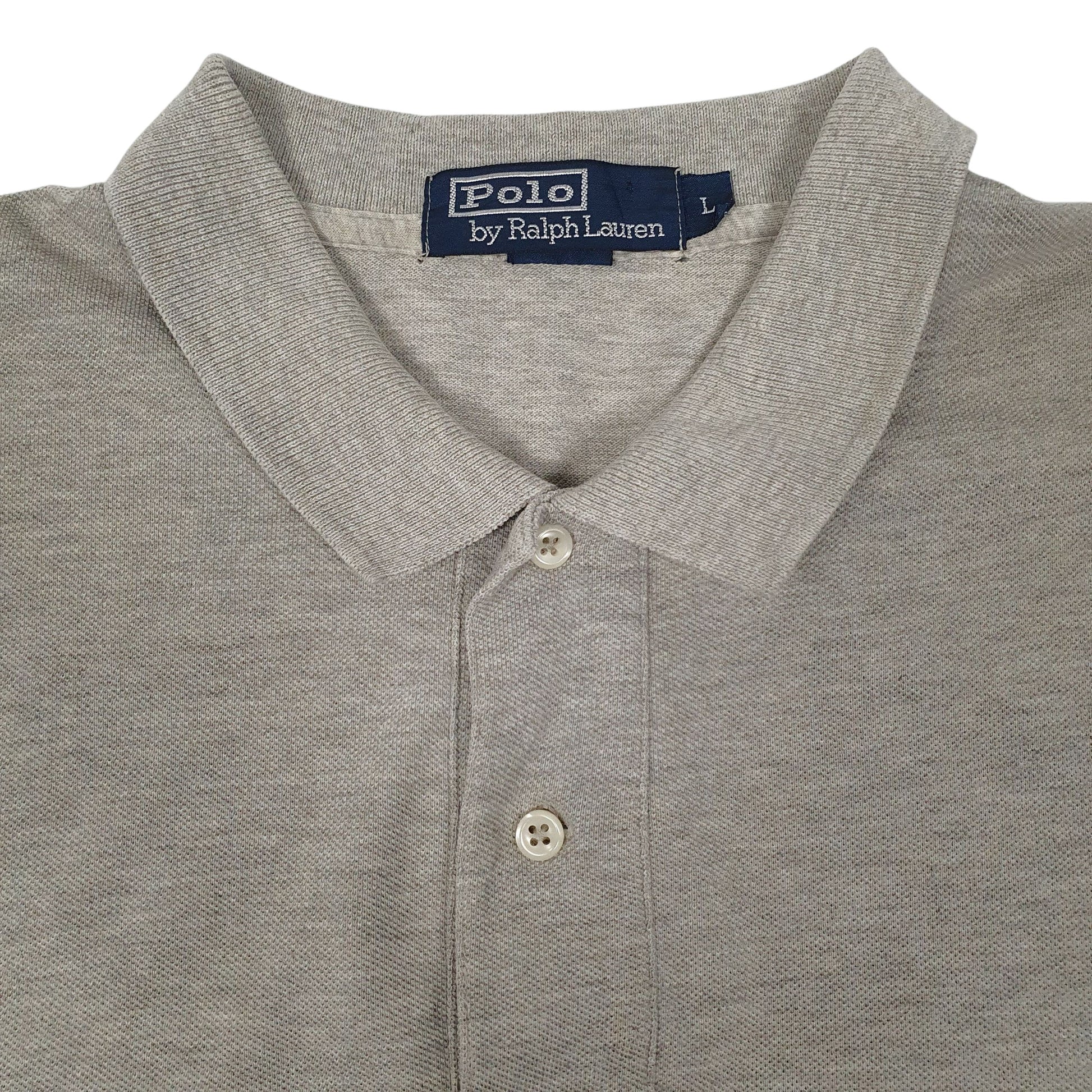 Mens Grey Polo Ralph Lauren   Polo Shirt