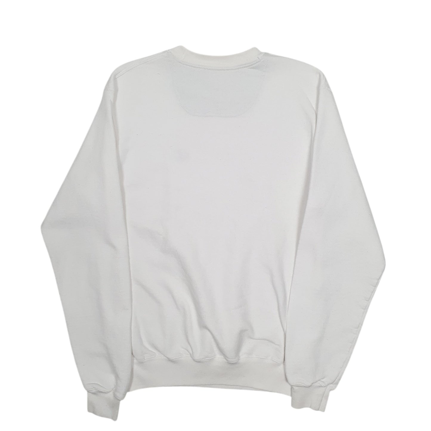 Mens White Champion  Crewneck Jumper