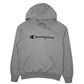 Mens Grey Champion  Hoodie Jumper