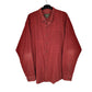 Mens Red Eddie Bauer Corduroy Long Sleeve Shirt