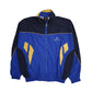 Mens Blue Beyond Sportclub Vintage 90s Full Zip Coat