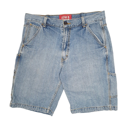 Mens Blue Levis Carpenter Vintage 00s Denim Shorts