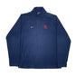 Mens Navy Nike Team Quarter Zip Jumper