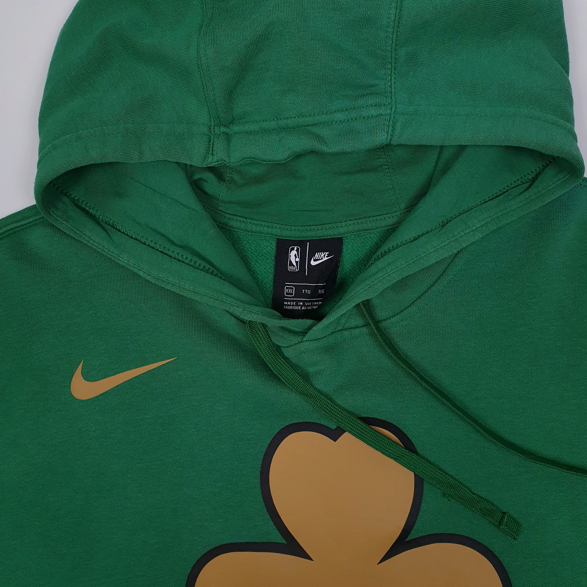 Mens Green Nike NBA Boston Celtics Hoodie Jumper