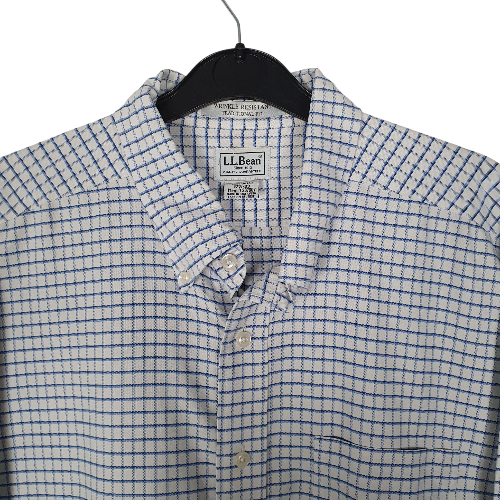 Mens Blue L.L.Bean   Shirt