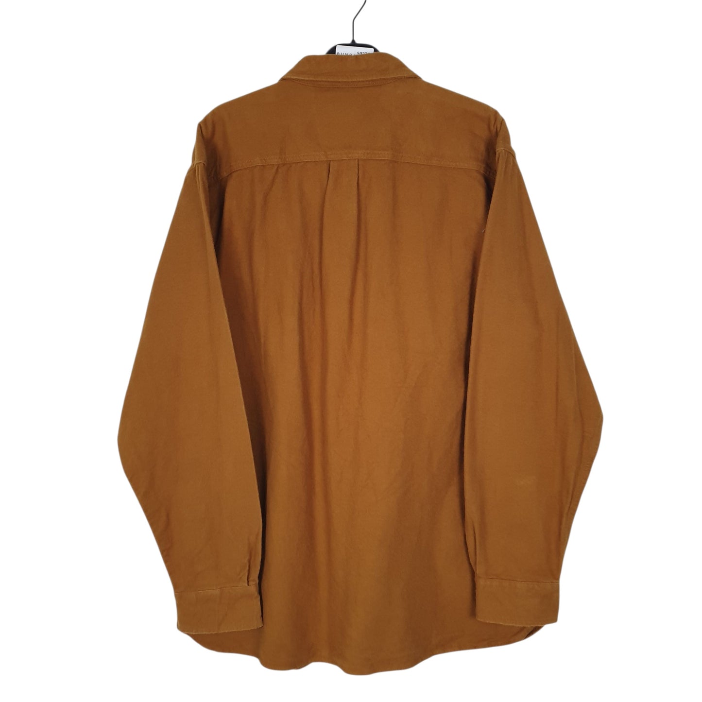 Mens Tan L.L.Bean Thick Chamois  Shirt