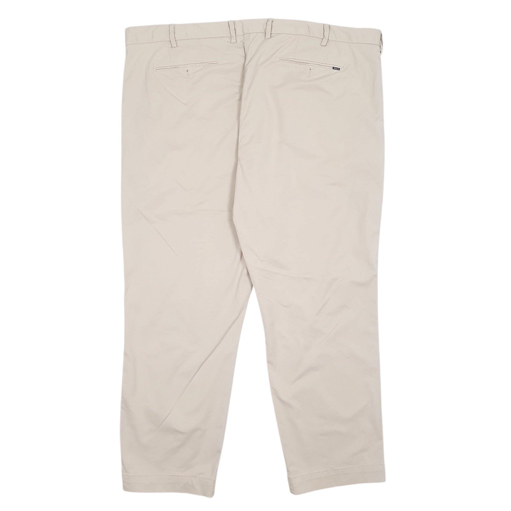 Mens Beige Polo Ralph Lauren Stretch Classic Fit  Trousers