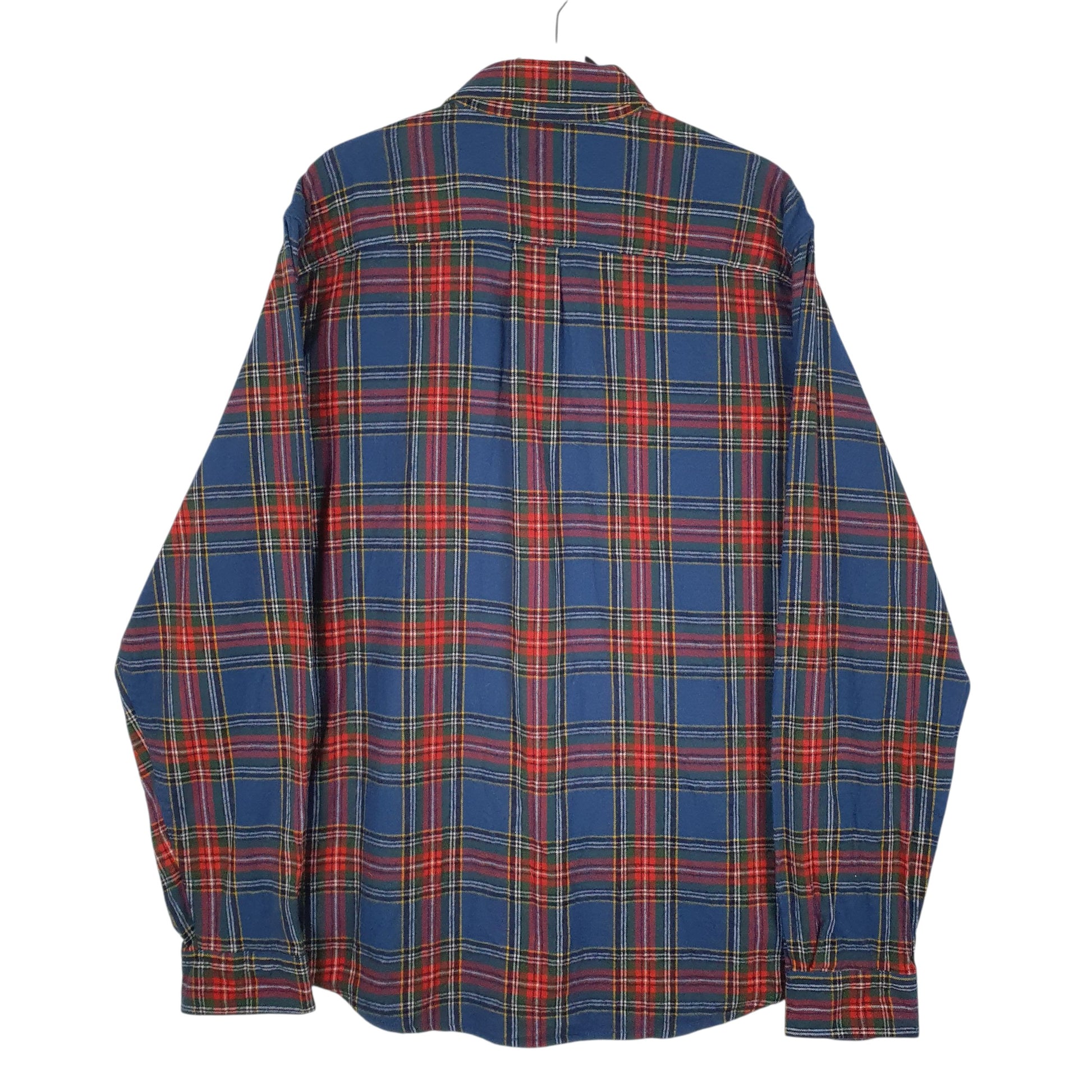 Mens Blue L.L.Bean Flannel  Shirt