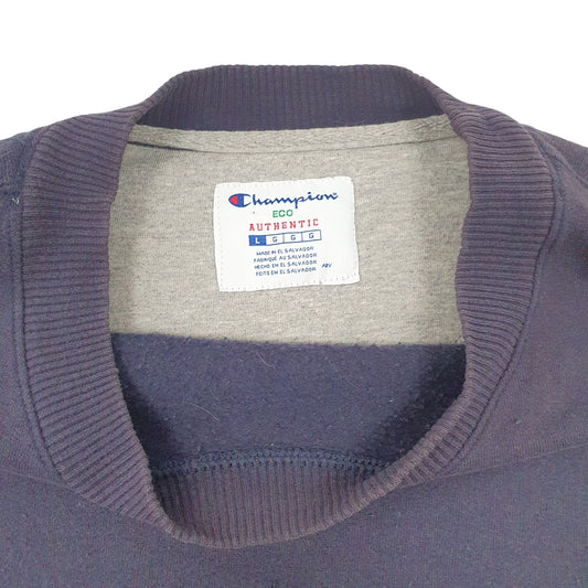 Mens Navy Champion  Crewneck Jumper