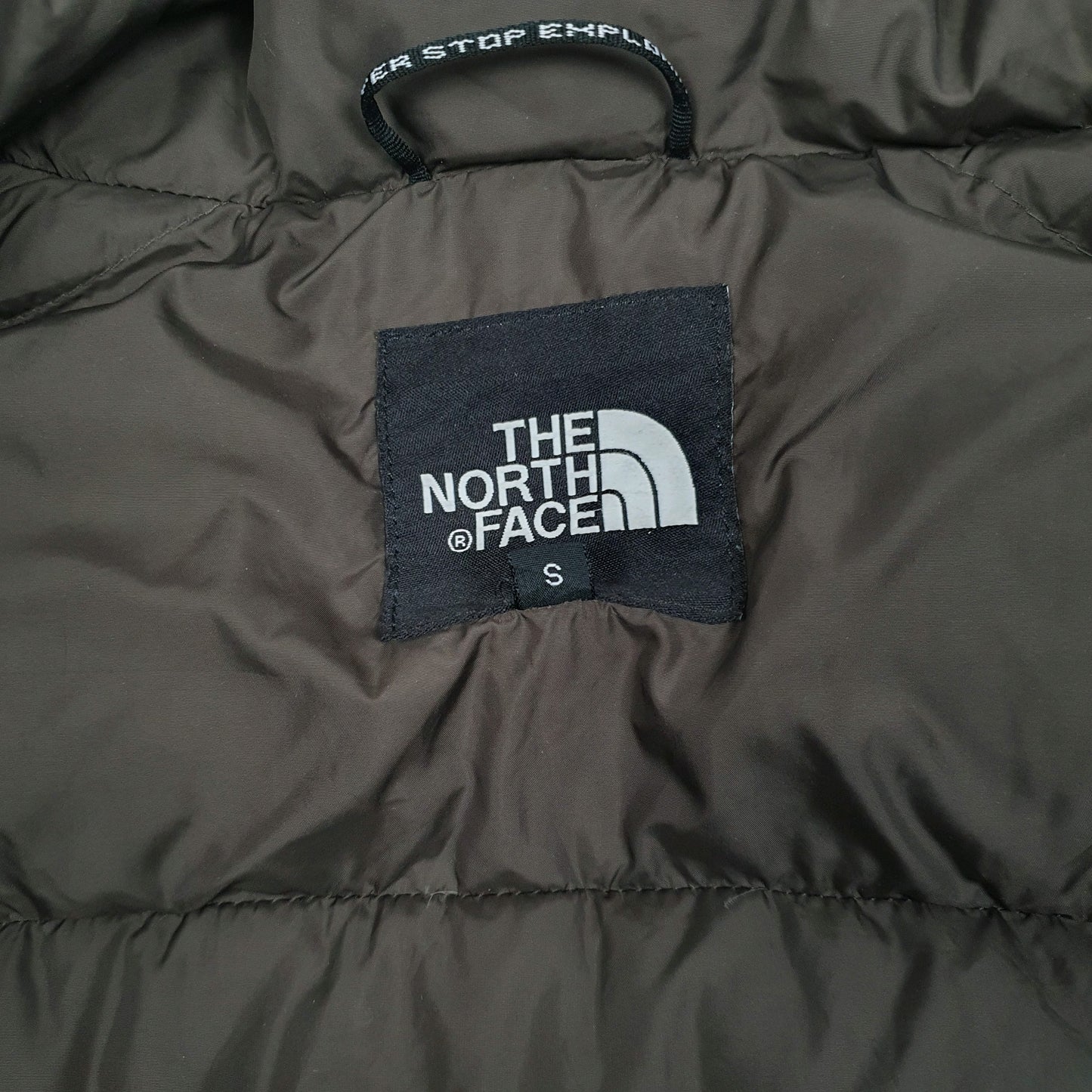 Mens Grey The North Face Nuptse  Coat