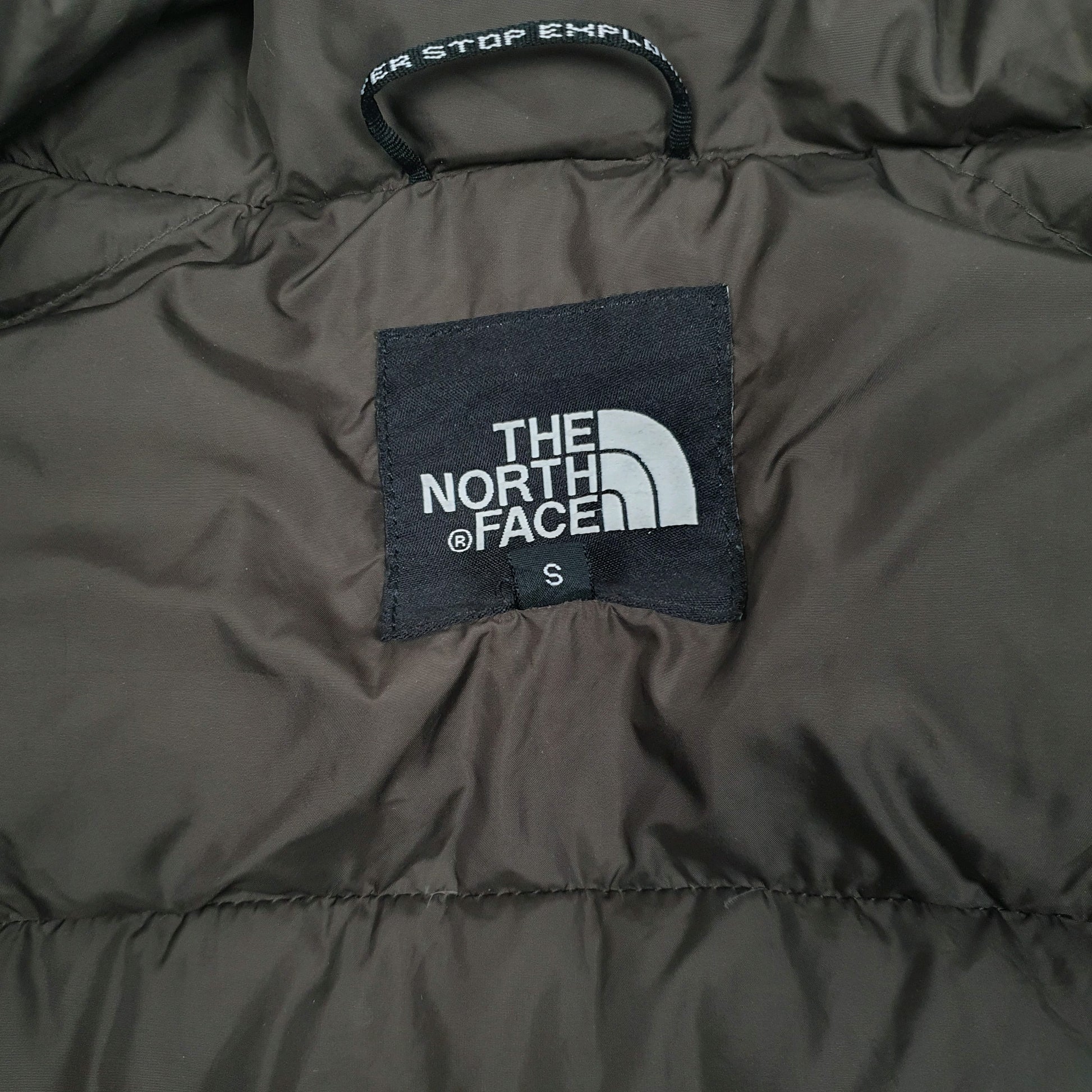 Mens Grey The North Face Nuptse  Coat