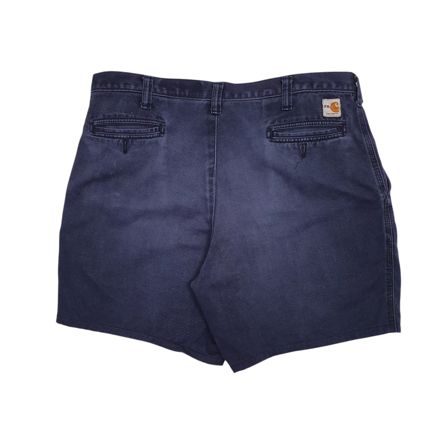 Mens Navy Carhartt   Shorts