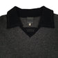 Mens Grey Versace Collared Crewneck Jumper