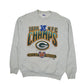 Mens Grey Pro Player Vintage 90s Superbowl Champions 1996 Green Bay Packers Crewneck Jumper