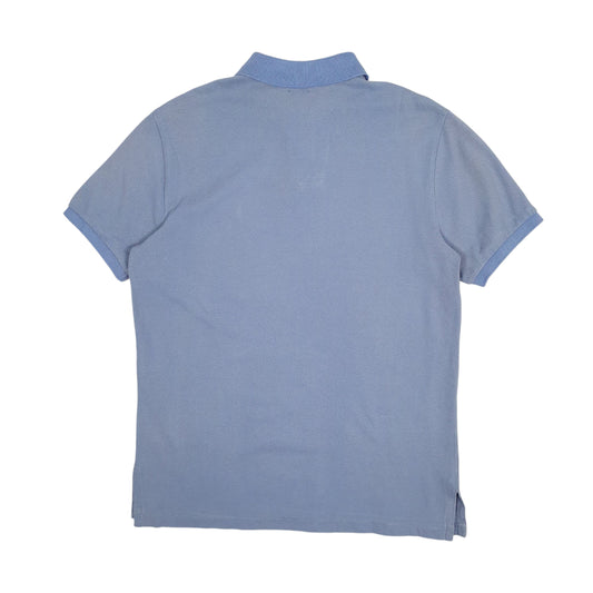 Mens Blue Polo Ralph Lauren Custom Fit  Polo Shirt