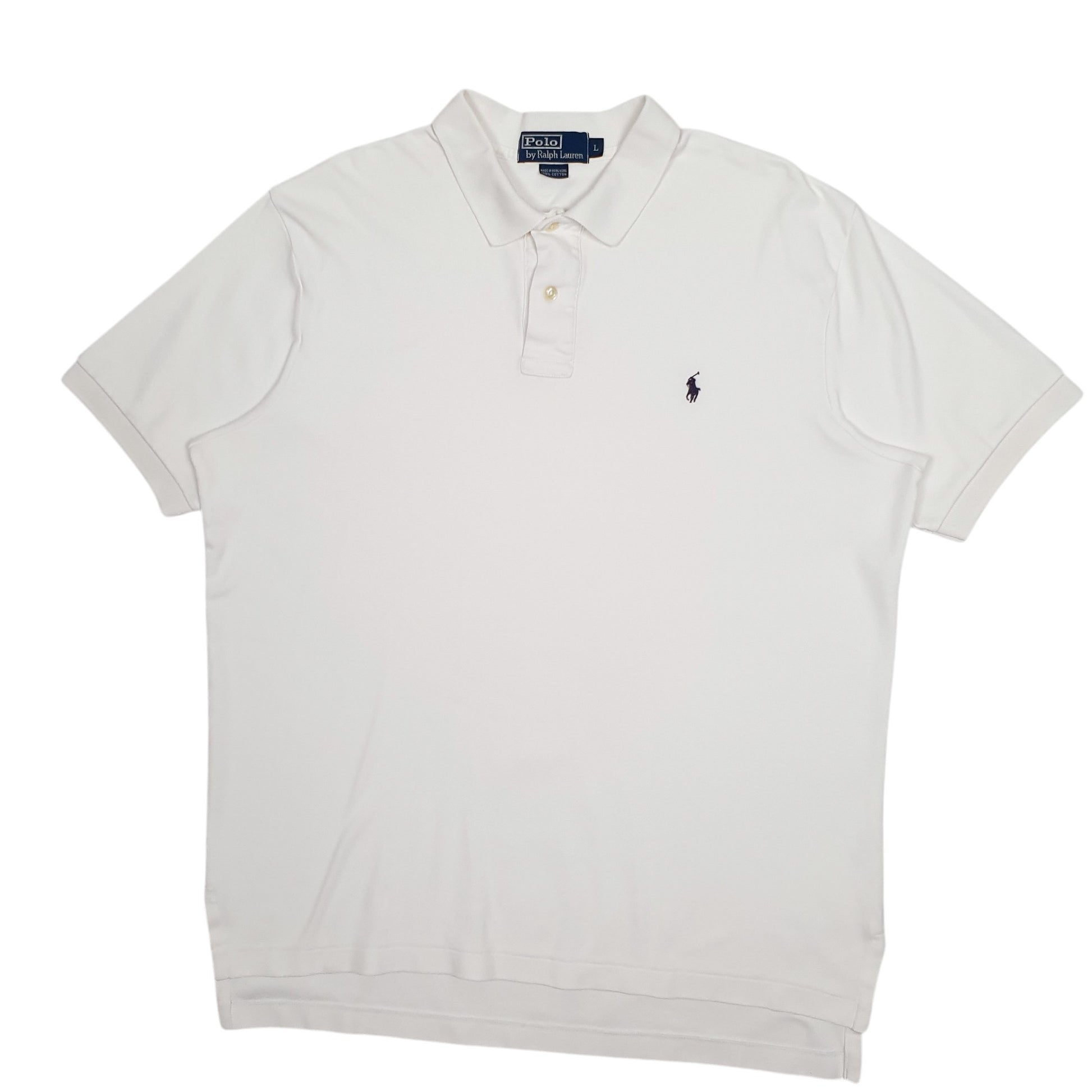 Mens White Polo Ralph Lauren  Short Sleeve Polo Shirt