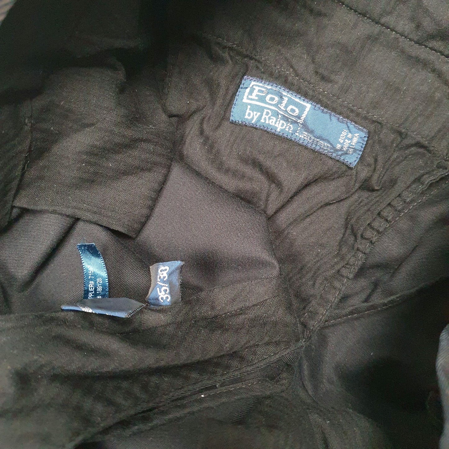 Mens Black Polo Ralph Lauren   Trousers