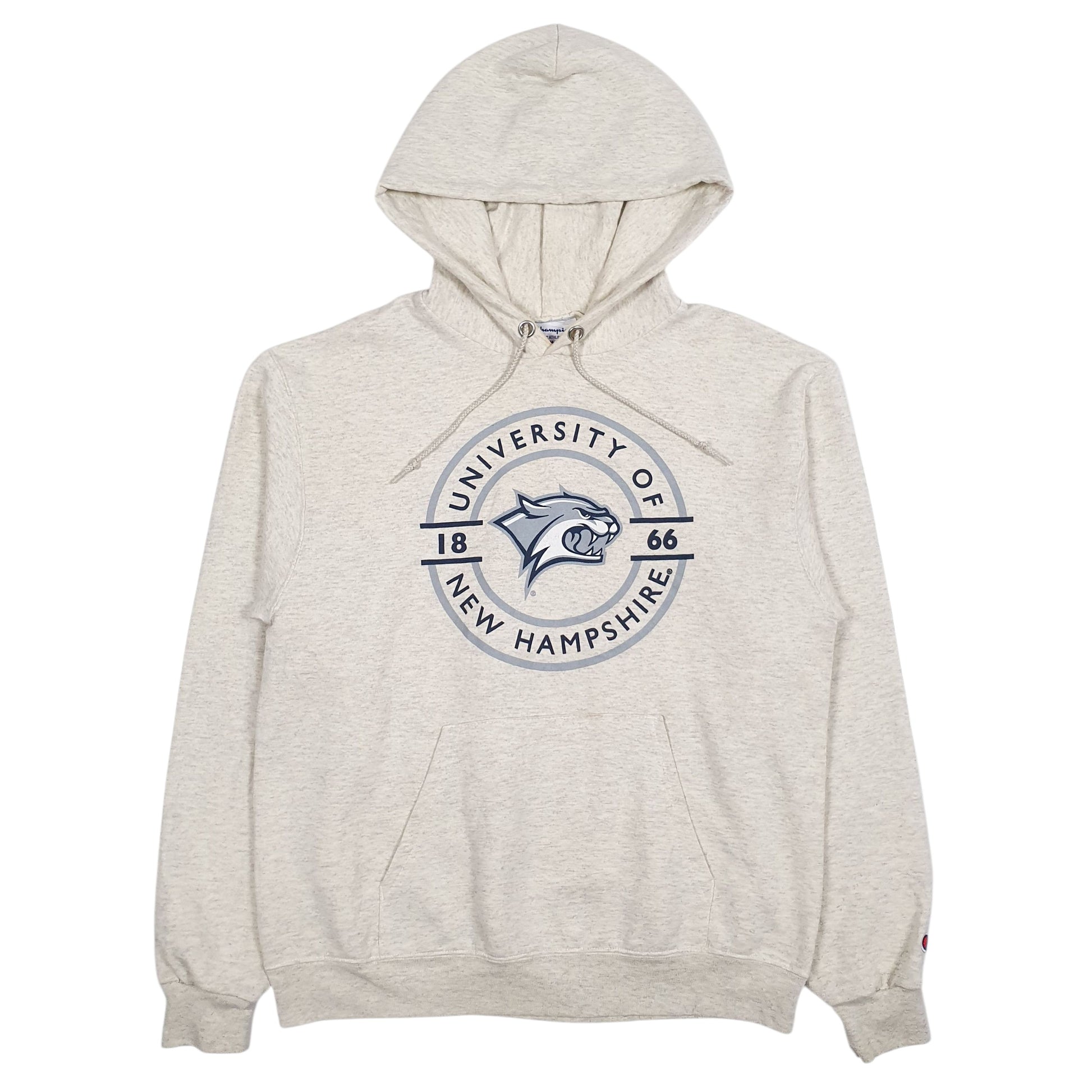 Mens Grey Champion University Of New Hampshire Hoodie Jumper