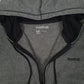 Mens Grey Reebok Hoodie Full Zip Jumper
