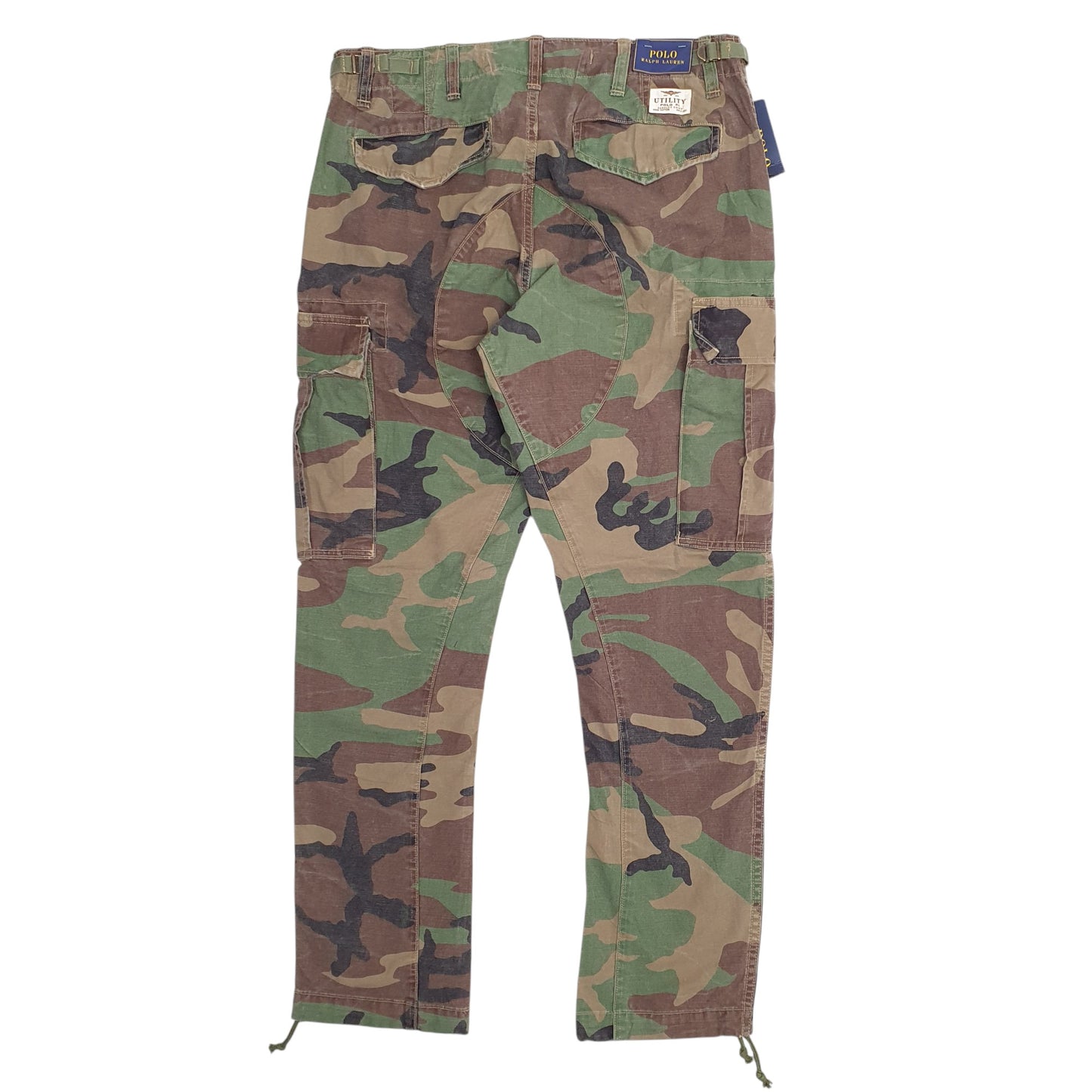 Mens Camouflage Polo Ralph Lauren Army Surplus Military  Trousers