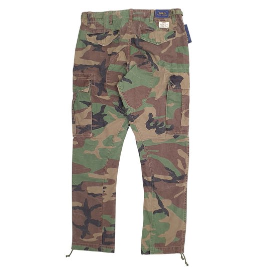 Mens Camouflage Polo Ralph Lauren Army Surplus Military  Trousers