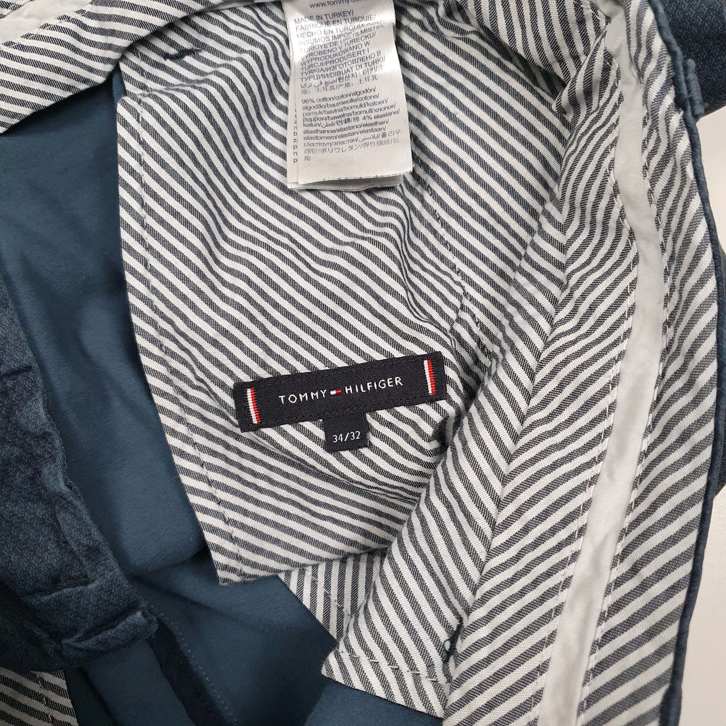 Mens Blue Tommy Hilfiger   Trousers