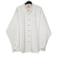 Mens White Wrangler  Long Sleeve Shirt