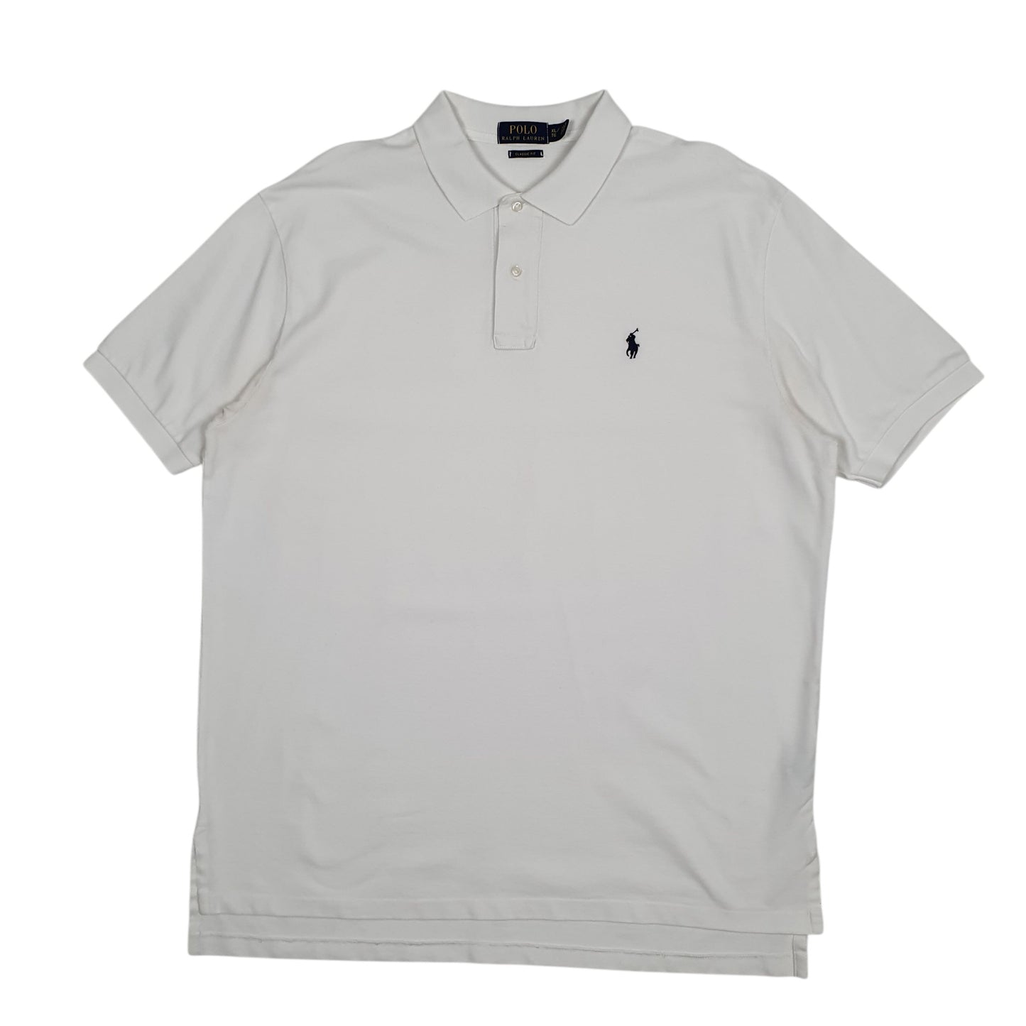 Mens White Polo Ralph Lauren  Short Sleeve Polo Shirt