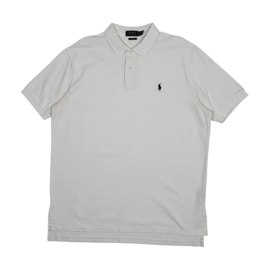 Mens White Polo Ralph Lauren  Short Sleeve Polo Shirt