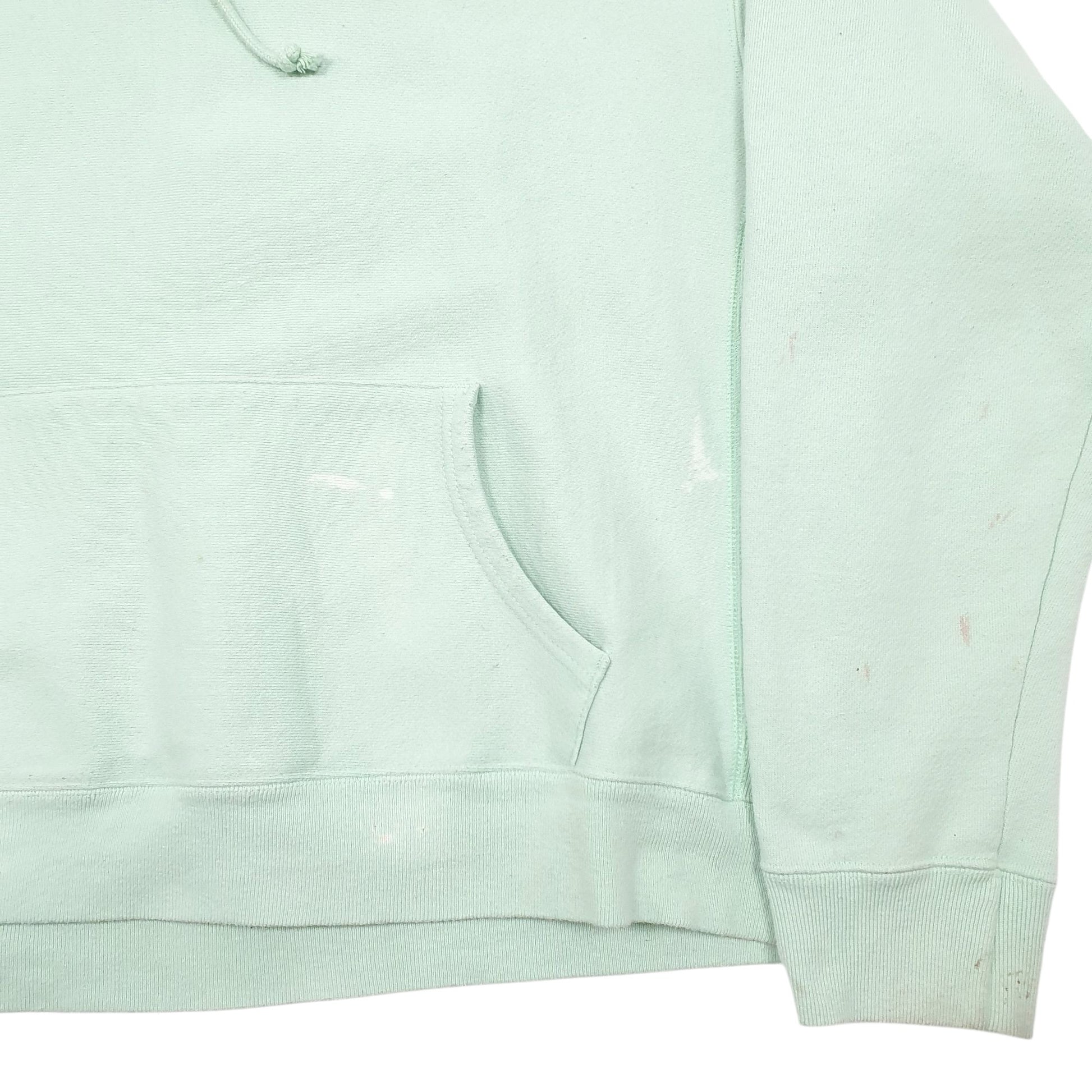 Womens Green Champion Reverse Weave Hoodie Jumper