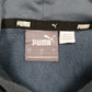 Mens Blue Puma Spellout Hoodie Jumper