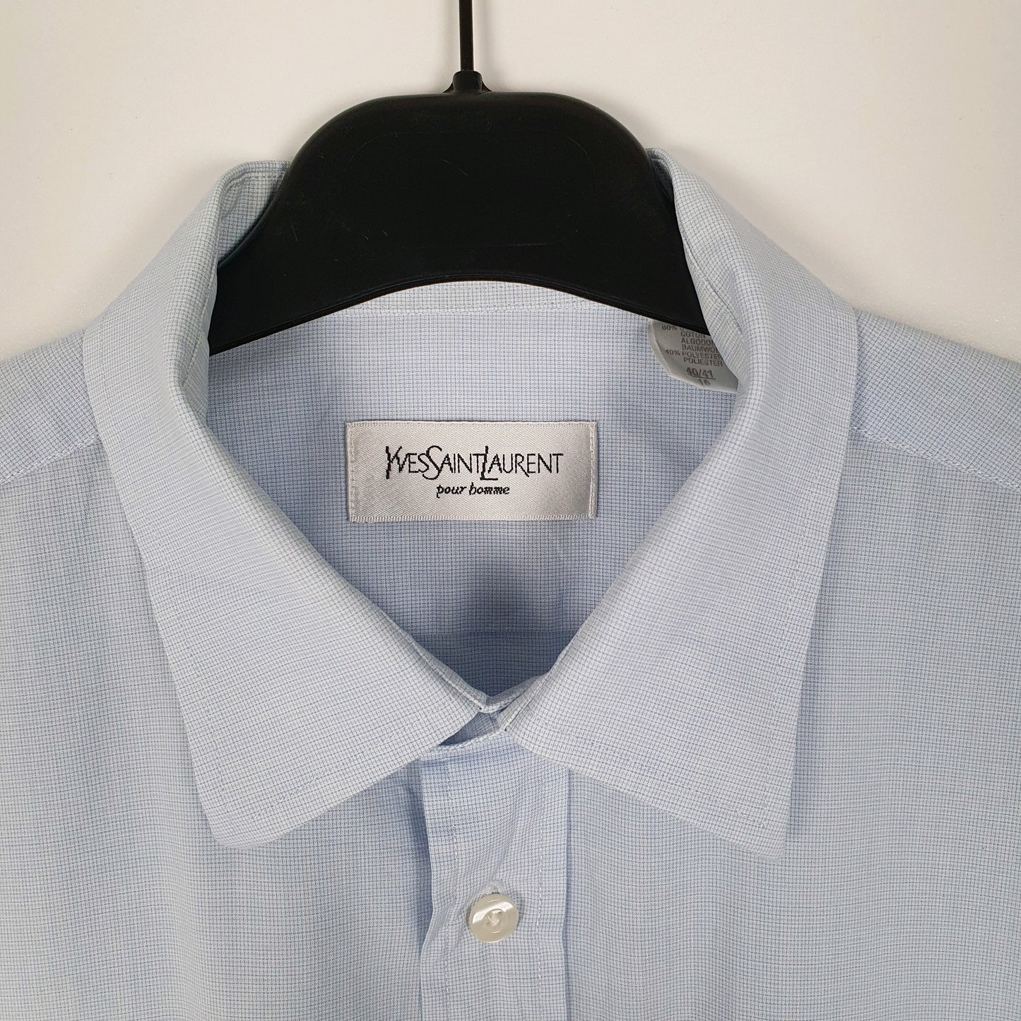 Mens Blue Yves Saint Laurent   Shirt