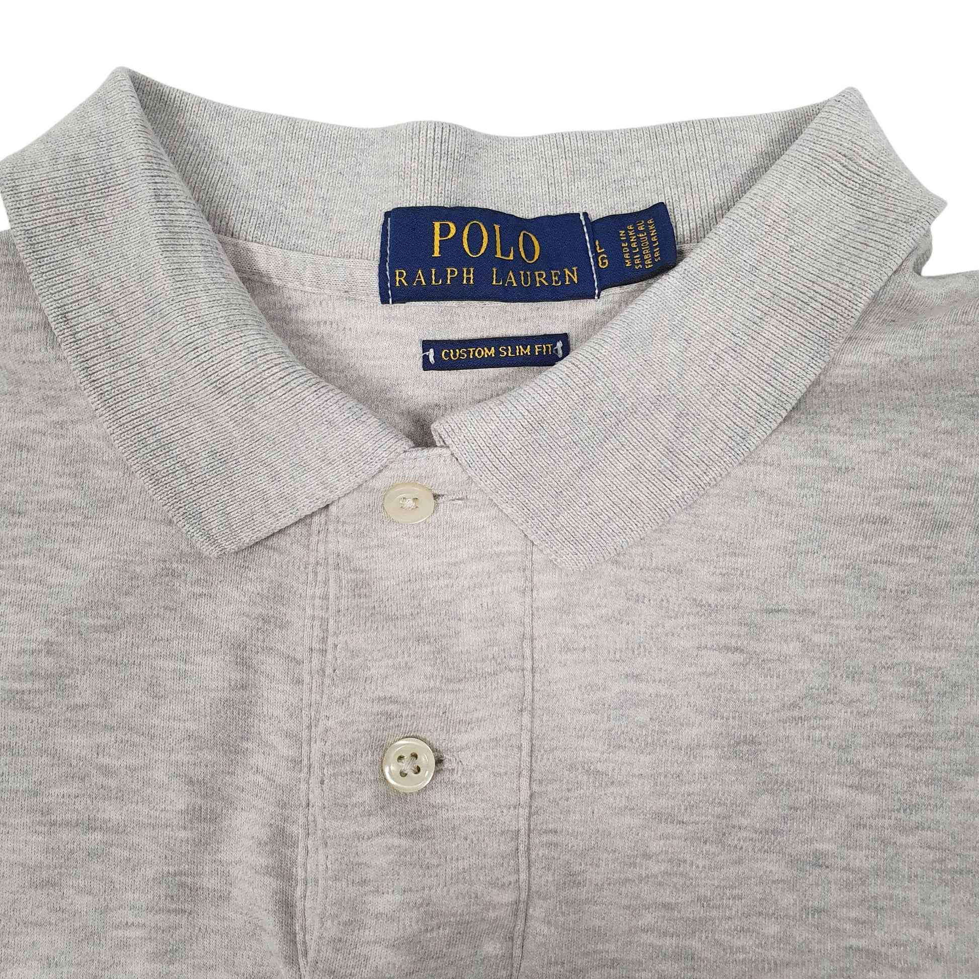 Mens Grey Polo Ralph Lauren   Polo Shirt