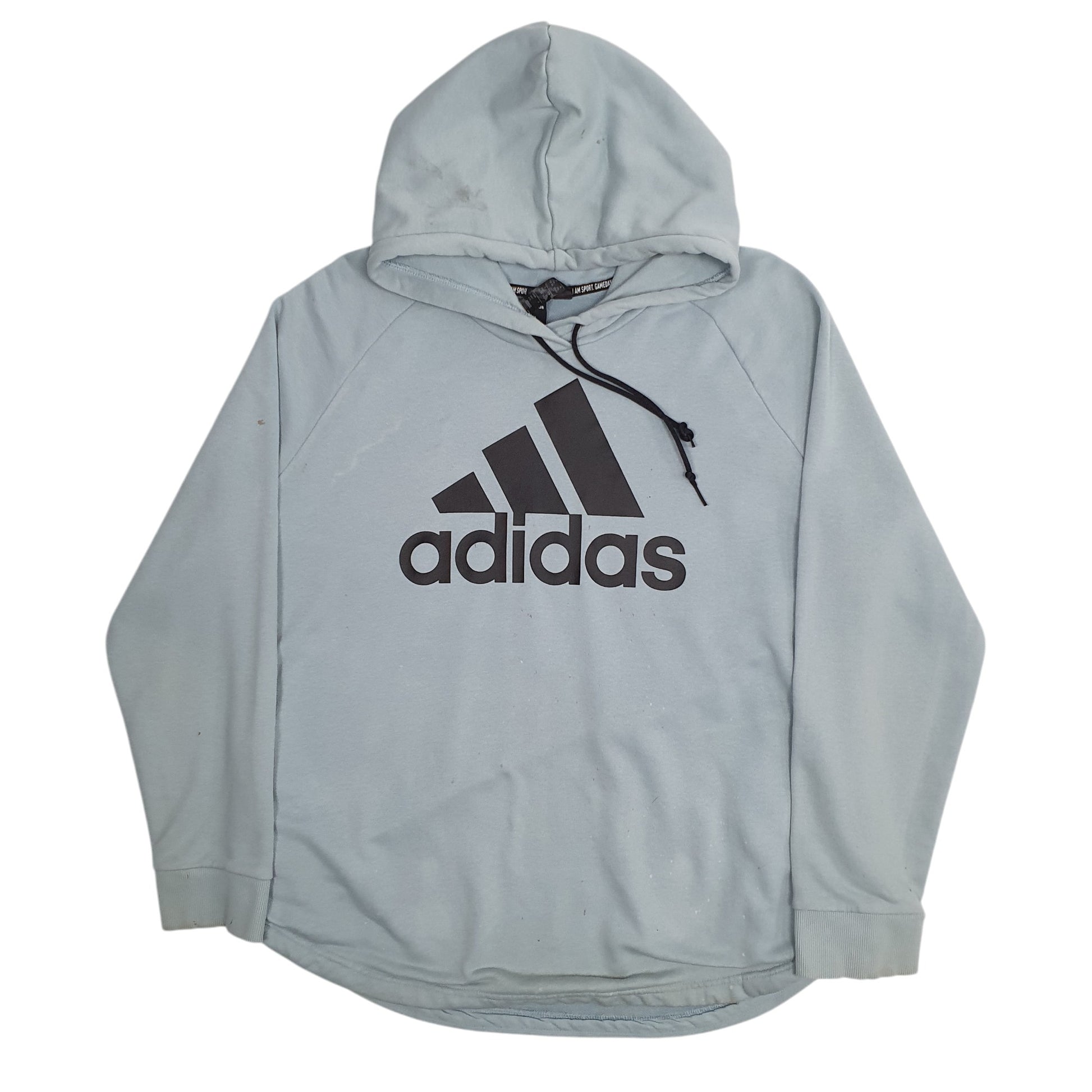 Womens Blue Adidas  Hoodie Jumper