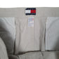 Mens Cream Tommy Hilfiger Vintage 2000s Double Pleated Hoodie Trousers