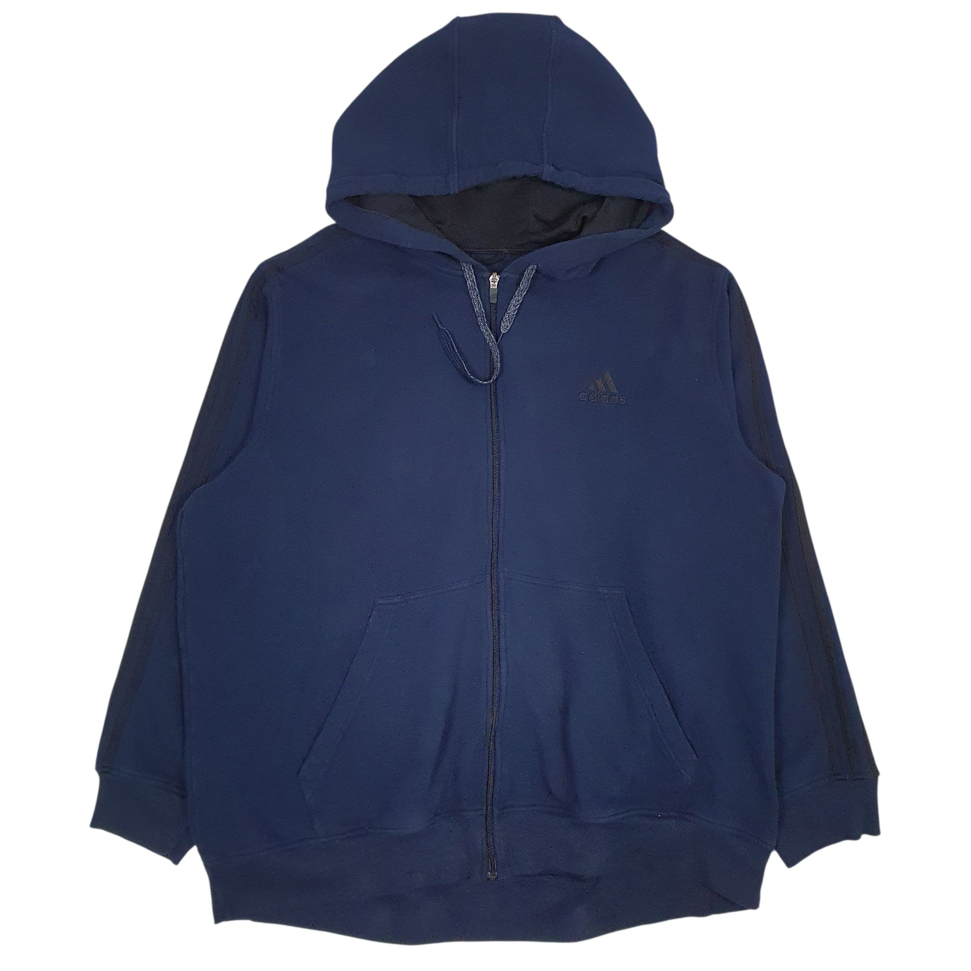 Mens Navy Adidas  Full Zip Jumper
