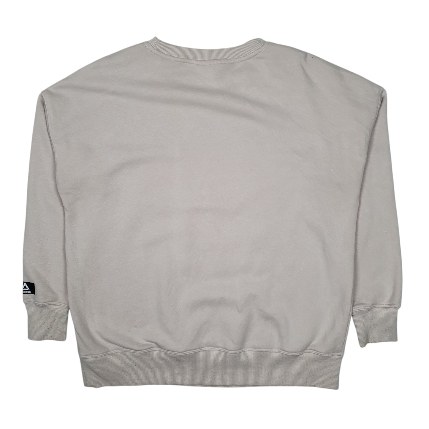 Mens Cream Reebok  Crewneck Jumper