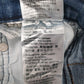 Mens Blue Levis Distressed  Jeans