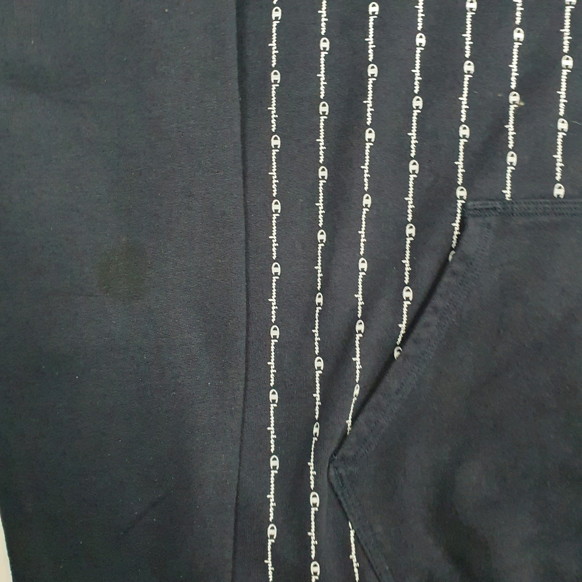 Mens Navy Champion  Hoodie Jumper