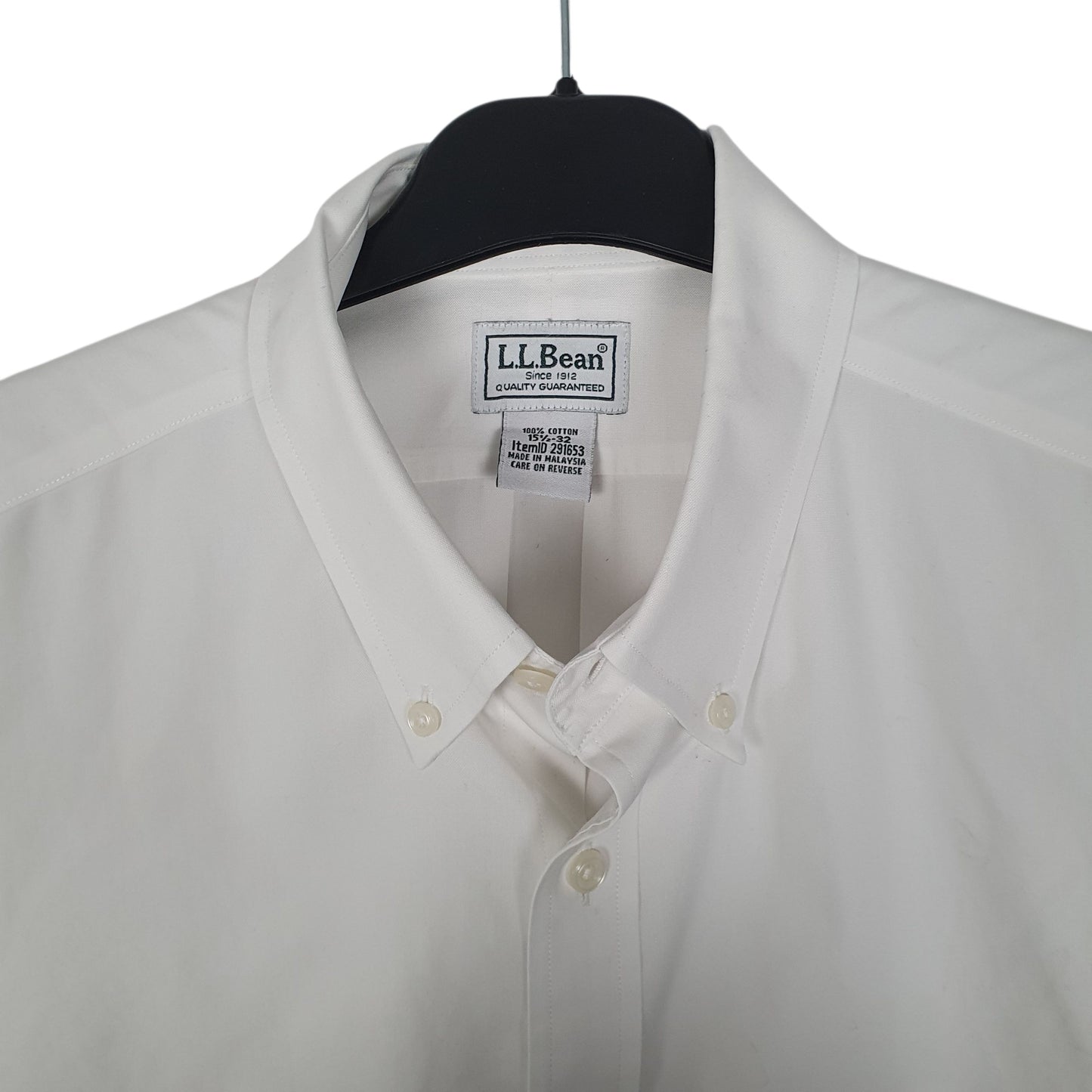 Mens White L.L.Bean   Shirt