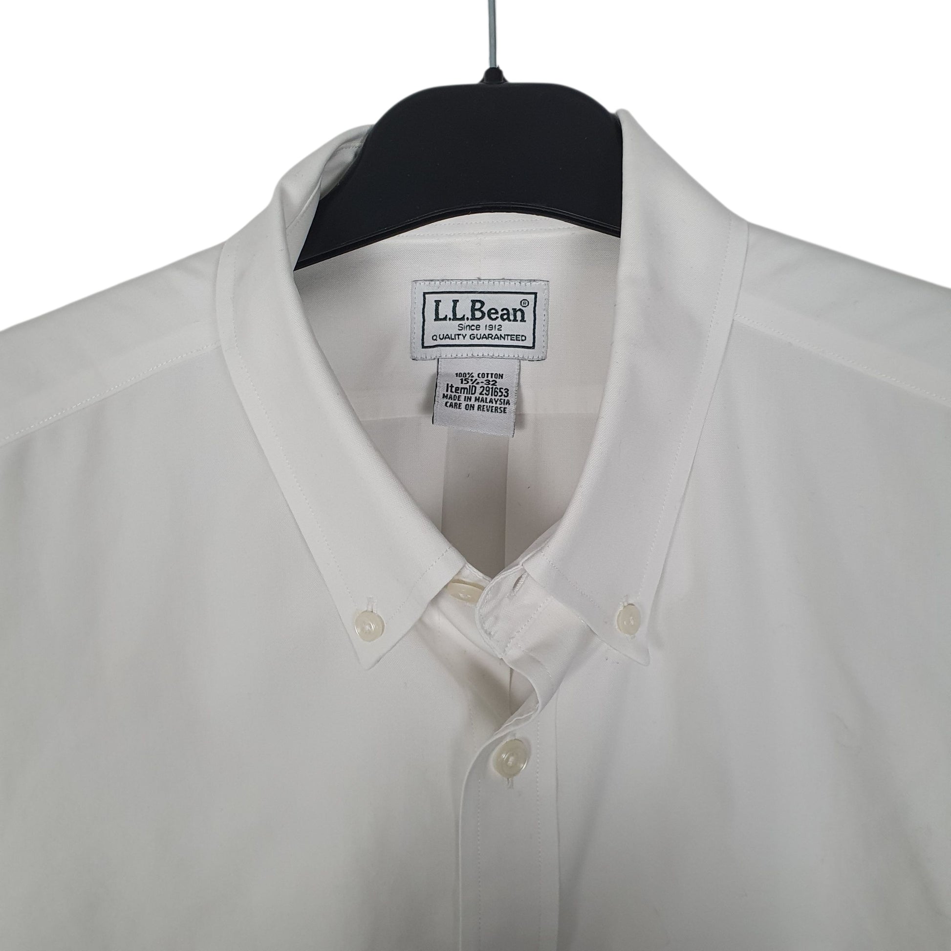 Mens White L.L.Bean   Shirt