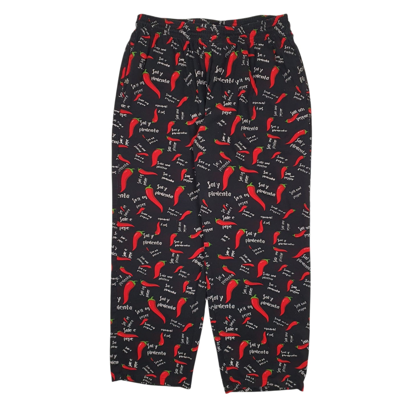 Mens Black Chefs Trousers  Chino Trousers