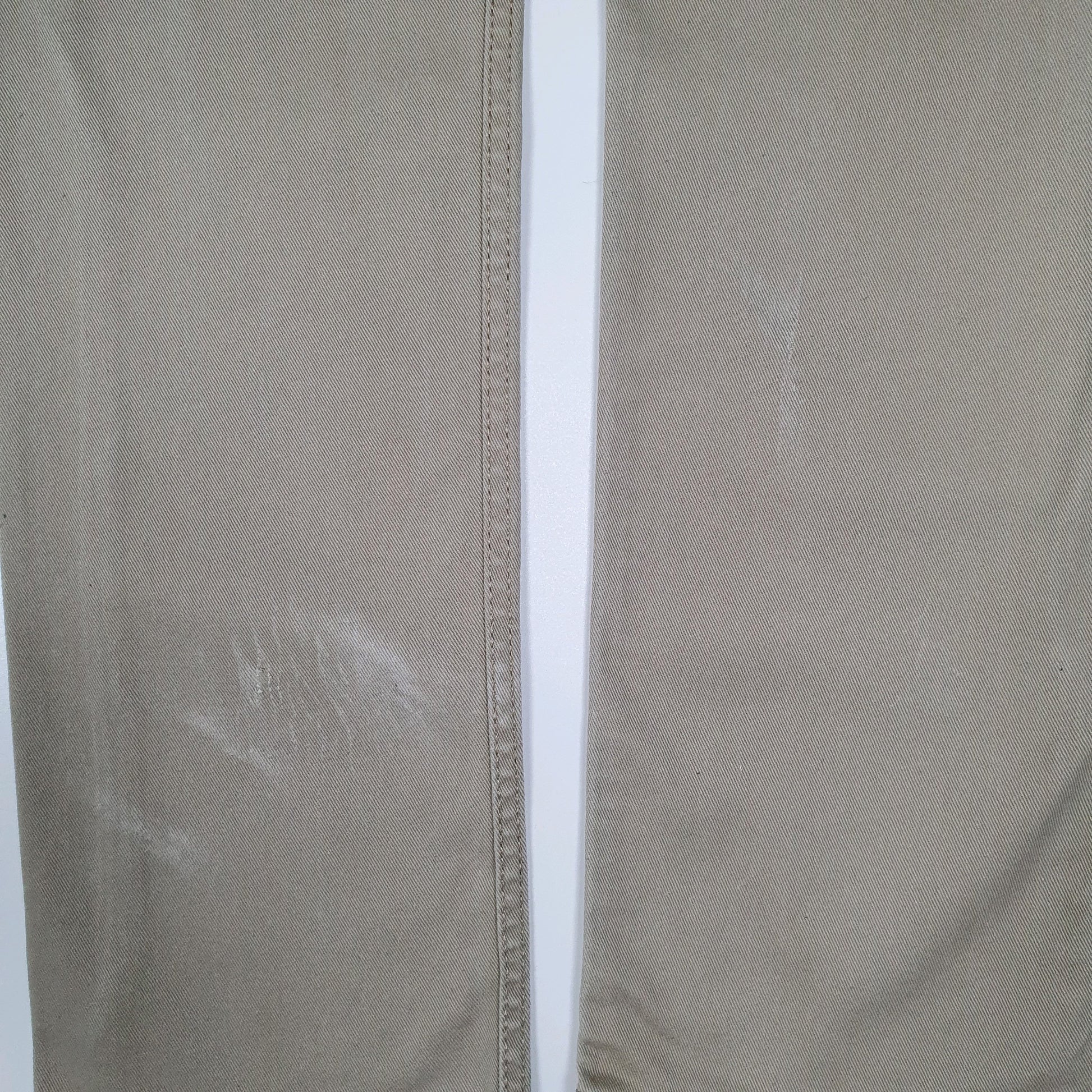 Mens Beige Levis 513 Straight  Trousers