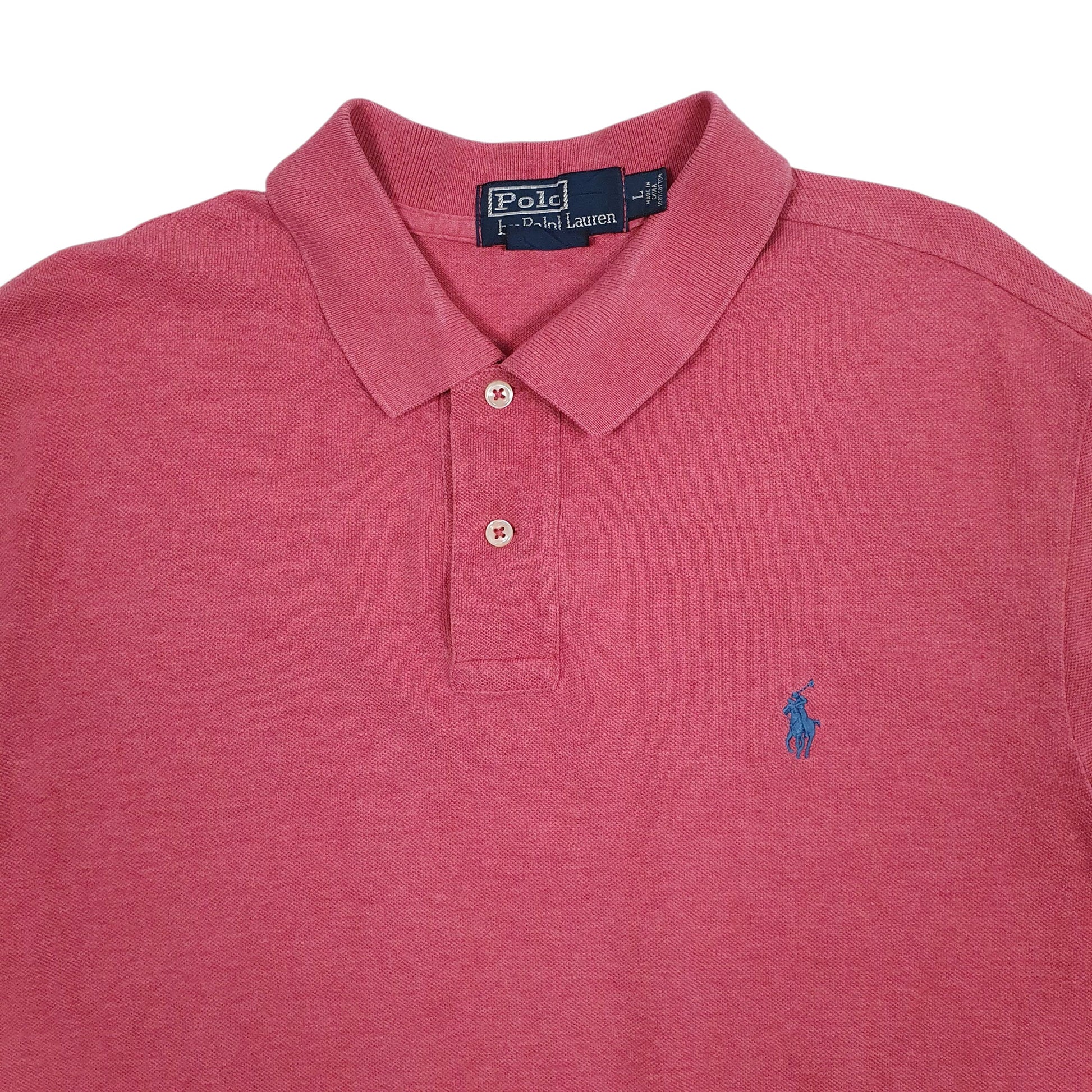 Mens Pink Polo Ralph Lauren   Polo Shirt