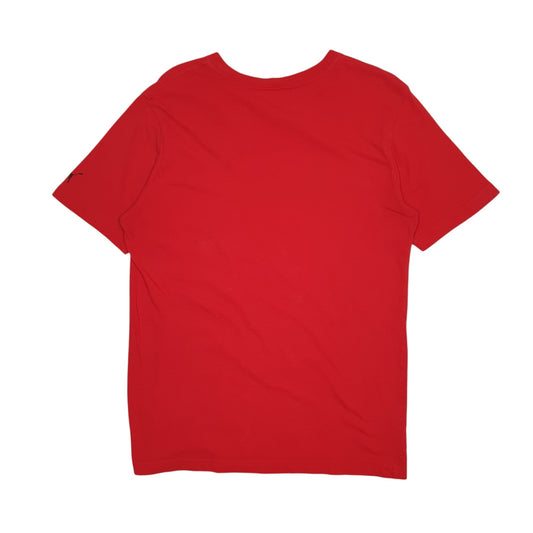 Mens Red Puma  Crewneck T Shirt