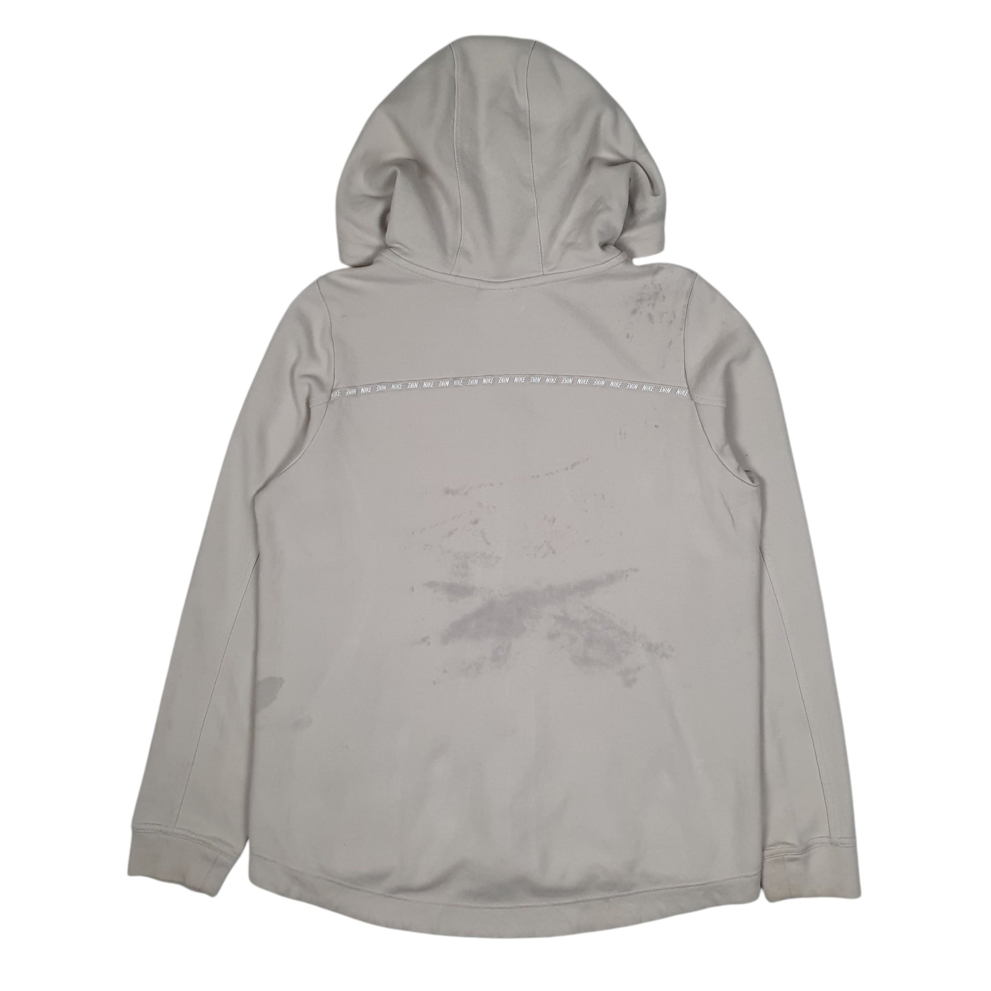 Mens Grey Nike Hoodie Full Zip Jumper