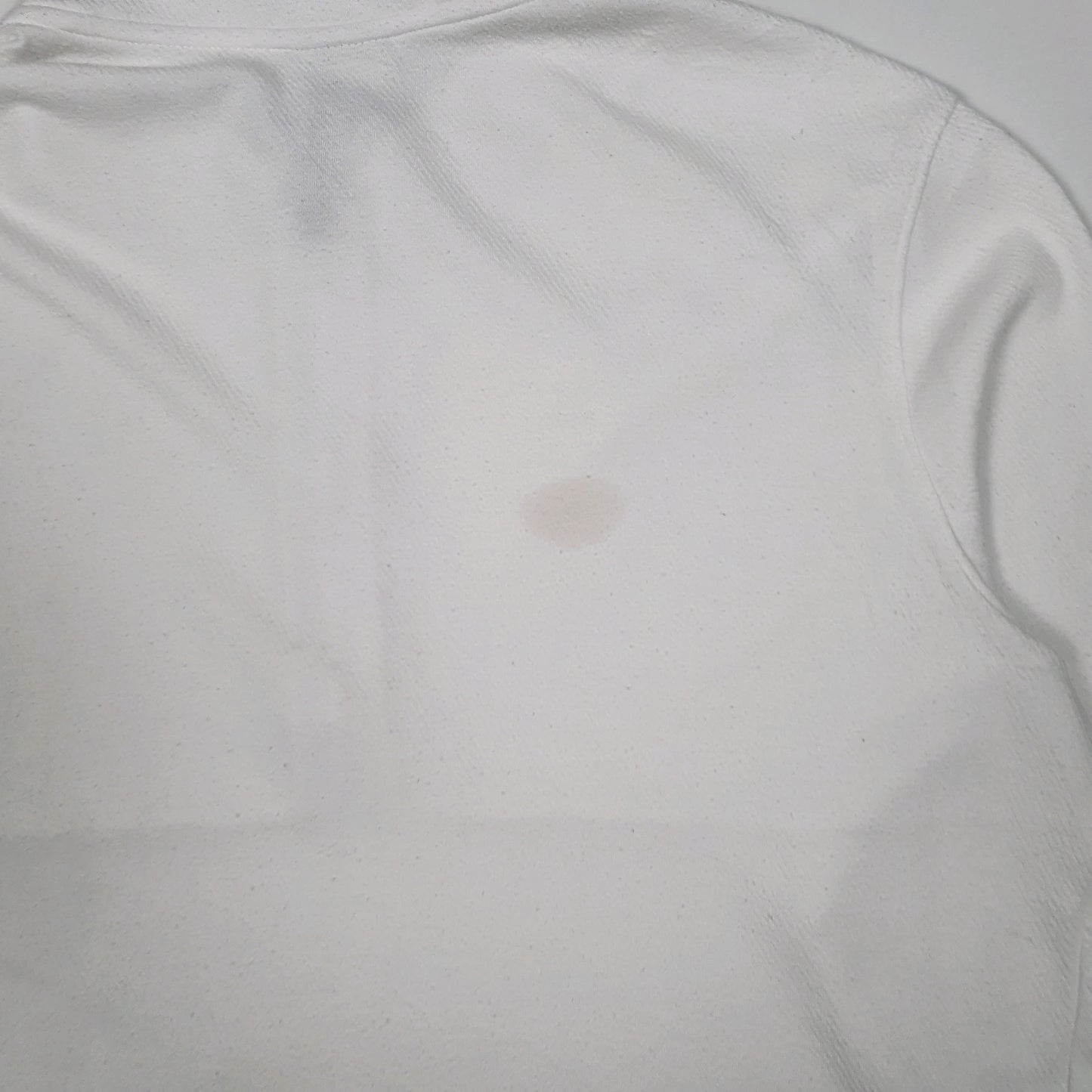 Mens White Nike Dri Fit Quarter Zip Jumper